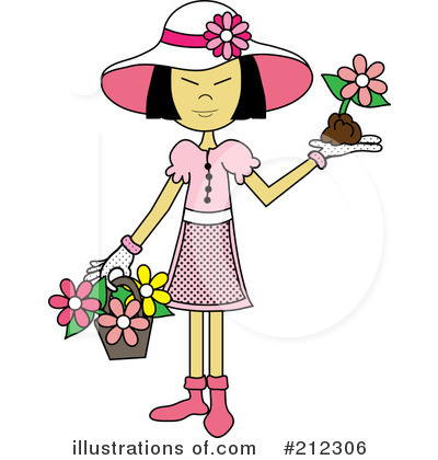 Royalty-Free (RF) Gardening Clipart Illustration by Pams Clipart - Stock Sample #212306