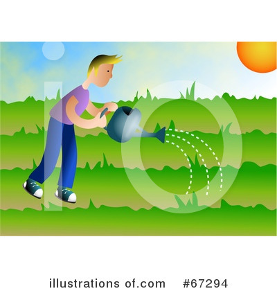 Royalty-Free (RF) Gardening Clipart Illustration by Prawny - Stock Sample #67294