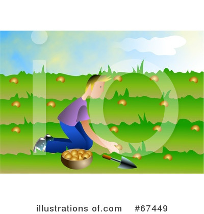 Royalty-Free (RF) Gardening Clipart Illustration by Prawny - Stock Sample #67449