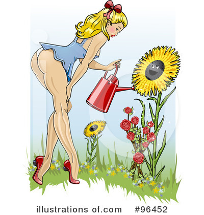 Royalty-Free (RF) Gardening Clipart Illustration by r formidable - Stock Sample #96452