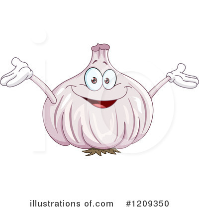 Royalty-Free (RF) Garlic Clipart Illustration by yayayoyo - Stock Sample #1209350