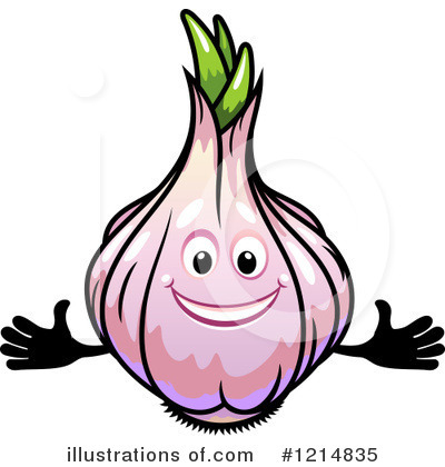 Royalty-Free (RF) Garlic Clipart Illustration by Vector Tradition SM - Stock Sample #1214835