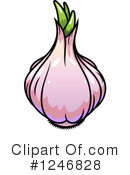 Garlic Clipart #1246828 by Vector Tradition SM
