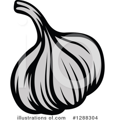 Royalty-Free (RF) Garlic Clipart Illustration by Vector Tradition SM - Stock Sample #1288304