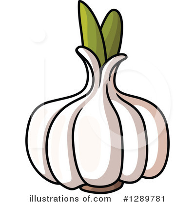 Royalty-Free (RF) Garlic Clipart Illustration by Vector Tradition SM - Stock Sample #1289781