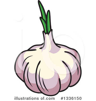 Royalty-Free (RF) Garlic Clipart Illustration by Vector Tradition SM - Stock Sample #1336150