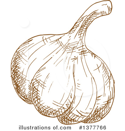 Royalty-Free (RF) Garlic Clipart Illustration by Vector Tradition SM - Stock Sample #1377766