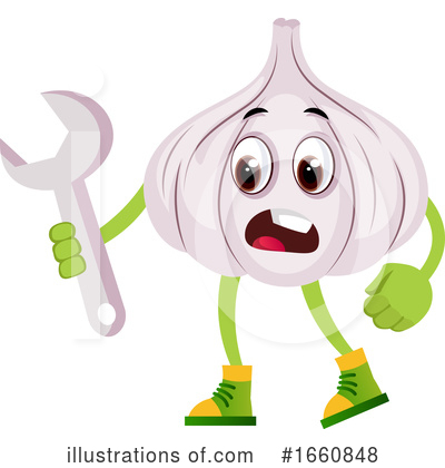 Royalty-Free (RF) Garlic Clipart Illustration by Morphart Creations - Stock Sample #1660848