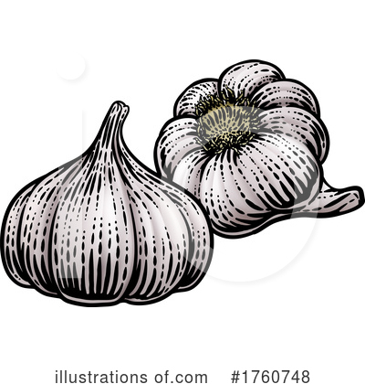 Garlic Clipart #1760748 by AtStockIllustration