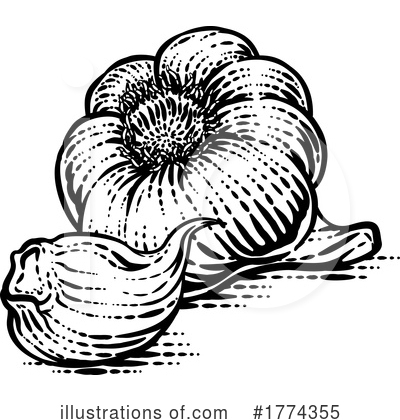 Garlic Clipart #1774355 by AtStockIllustration