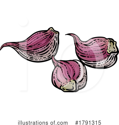Garlic Clipart #1791315 by AtStockIllustration