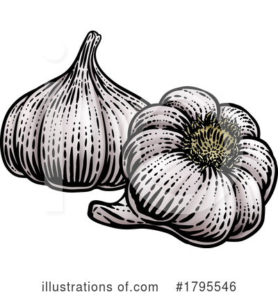Garlic Clipart #1795546 by AtStockIllustration