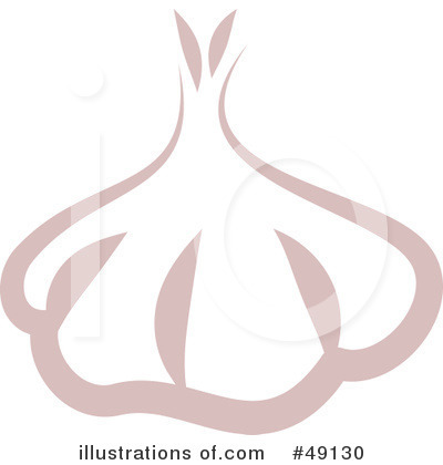 Royalty-Free (RF) Garlic Clipart Illustration by Prawny - Stock Sample #49130