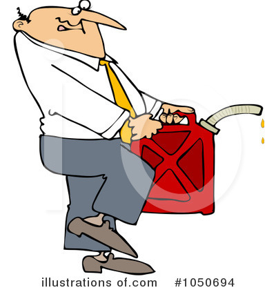 Royalty-Free (RF) Gas Can Clipart Illustration by djart - Stock Sample #1050694