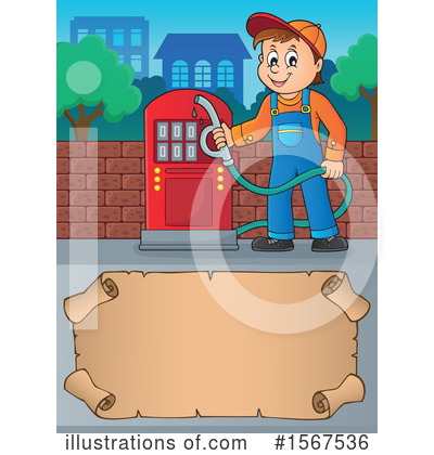 Royalty-Free (RF) Gas Clipart Illustration by visekart - Stock Sample #1567536