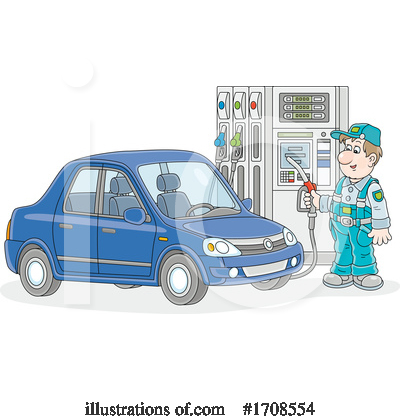 Royalty-Free (RF) Gas Clipart Illustration by Alex Bannykh - Stock Sample #1708554