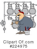 Gas Meter Clipart #224975 by djart