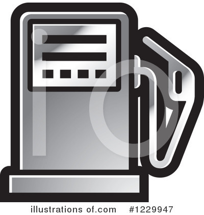Royalty-Free (RF) Gas Pump Clipart Illustration by Lal Perera - Stock Sample #1229947