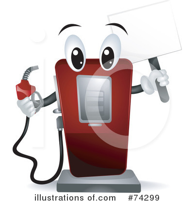 Royalty-Free (RF) Gas Pump Clipart Illustration by BNP Design Studio - Stock Sample #74299
