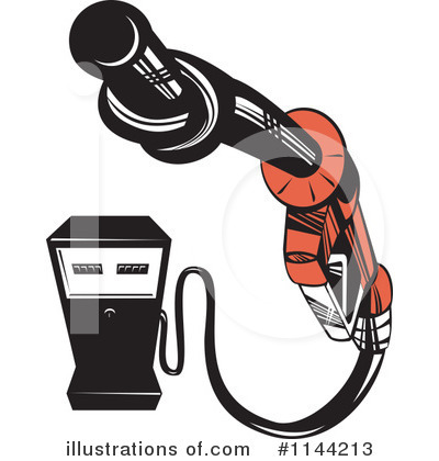 Gas Pump Clipart #1144213 by patrimonio