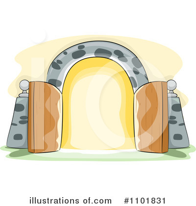 Royalty-Free (RF) Gate Clipart Illustration by BNP Design Studio - Stock Sample #1101831