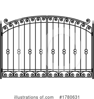 Royalty-Free (RF) Gate Clipart Illustration by Vector Tradition SM - Stock Sample #1780631