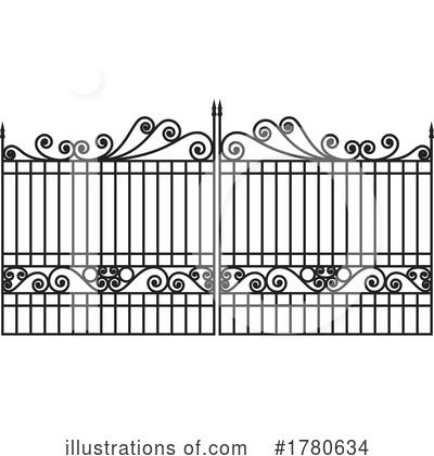 Royalty-Free (RF) Gate Clipart Illustration by Vector Tradition SM - Stock Sample #1780634