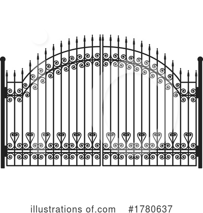 Royalty-Free (RF) Gate Clipart Illustration by Vector Tradition SM - Stock Sample #1780637