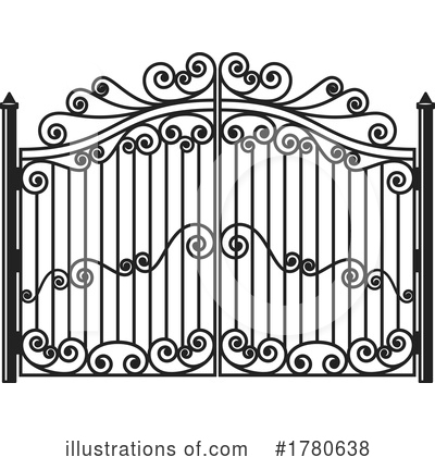 Royalty-Free (RF) Gate Clipart Illustration by Vector Tradition SM - Stock Sample #1780638