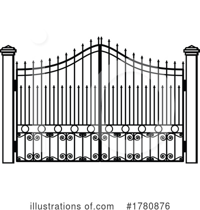 Gate Clipart #1780876 by Vector Tradition SM