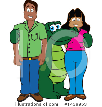 Gator Mascot Clipart #1439953 by Mascot Junction