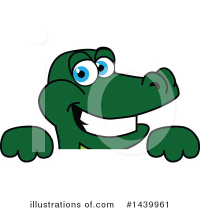 Royalty-Free (RF) Gator Mascot Clipart Illustration by Mascot Junction - Stock Sample #1439961