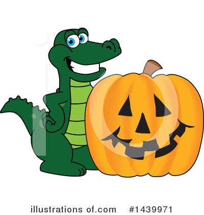 Royalty-Free (RF) Gator Mascot Clipart Illustration by Mascot Junction - Stock Sample #1439971