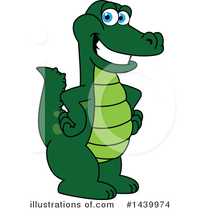 Gator Mascot Clipart #1439974 by Mascot Junction