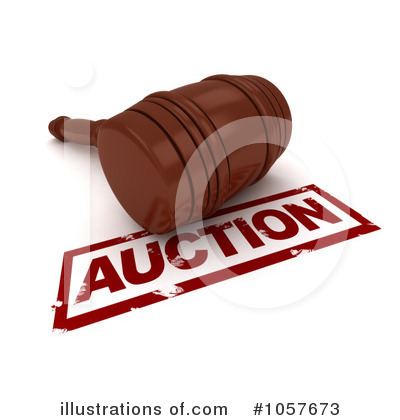 Royalty-Free (RF) Gavel Clipart Illustration by BNP Design Studio - Stock Sample #1057673