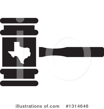 Royalty-Free (RF) Gavel Clipart Illustration by Lal Perera - Stock Sample #1314646