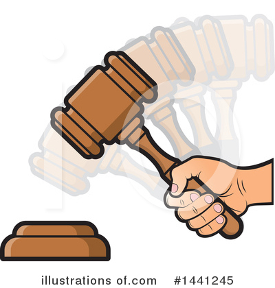 Trial Clipart #1441245 by Lal Perera