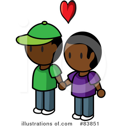 Royalty-Free (RF) Gay Couple Clipart Illustration by Rosie Piter - Stock Sample #83851