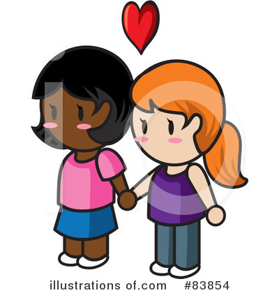 Royalty-Free (RF) Gay Couple Clipart Illustration by Rosie Piter - Stock Sample #83854