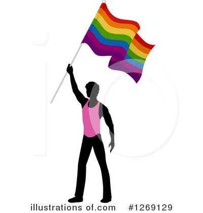 Rainbow Flag Clipart #1269129 by BNP Design Studio