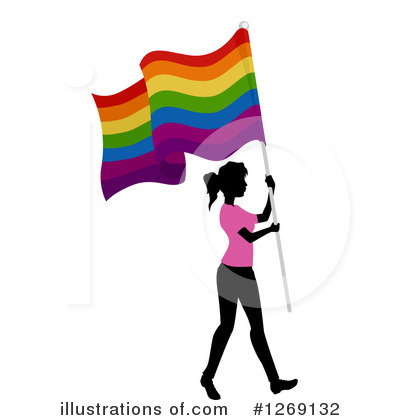 Rainbow Flag Clipart #1269132 by BNP Design Studio