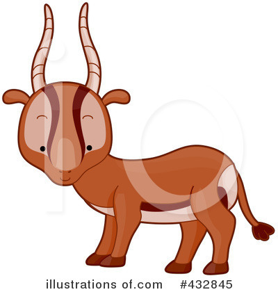 Royalty-Free (RF) Gazelle Clipart Illustration by BNP Design Studio - Stock Sample #432845