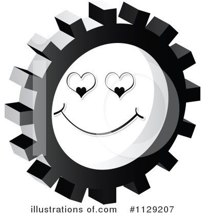 Gear Icon Clipart #1129207 by Andrei Marincas