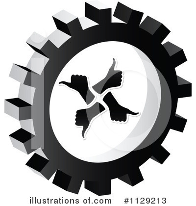 Royalty-Free (RF) Gear Clipart Illustration by Andrei Marincas - Stock Sample #1129213