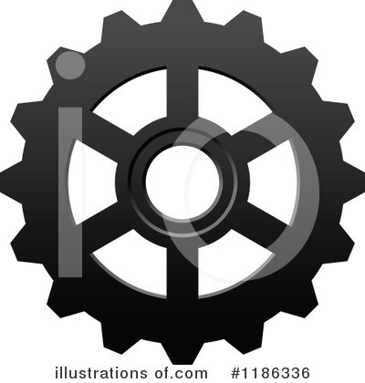 Royalty-Free (RF) Gear Clipart Illustration by Vector Tradition SM - Stock Sample #1186336