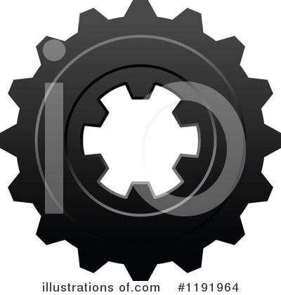 Royalty-Free (RF) Gear Clipart Illustration by Vector Tradition SM - Stock Sample #1191964