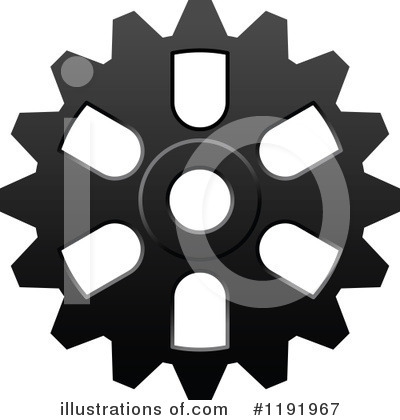 Royalty-Free (RF) Gear Clipart Illustration by Vector Tradition SM - Stock Sample #1191967