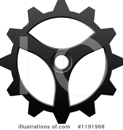 Royalty-Free (RF) Gear Clipart Illustration by Vector Tradition SM - Stock Sample #1191968