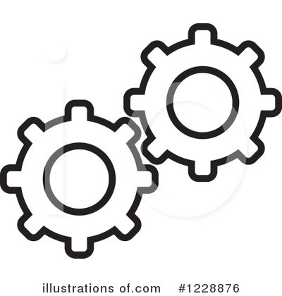 Royalty-Free (RF) Gear Clipart Illustration by Lal Perera - Stock Sample #1228876