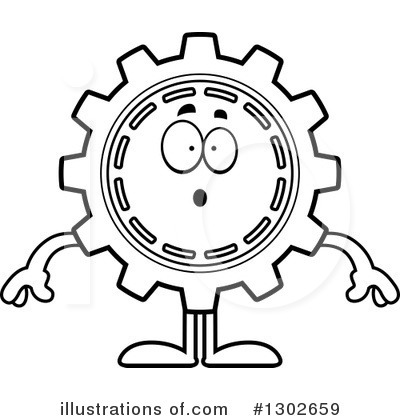 Royalty-Free (RF) Gear Clipart Illustration by Cory Thoman - Stock Sample #1302659